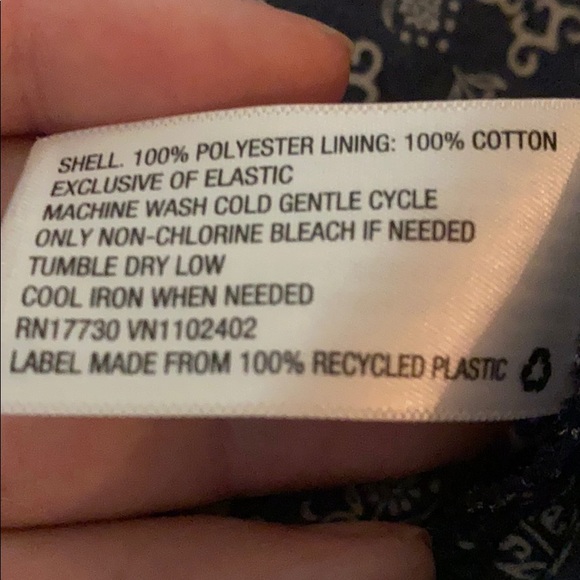 Navy and white knee length sundress - Picture 5 of 5